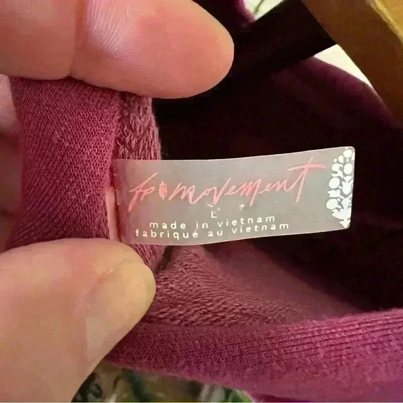 Free People Movement Purple Love Spell Activewear Off the Shoulder Romper Large - Picture 6 of 6